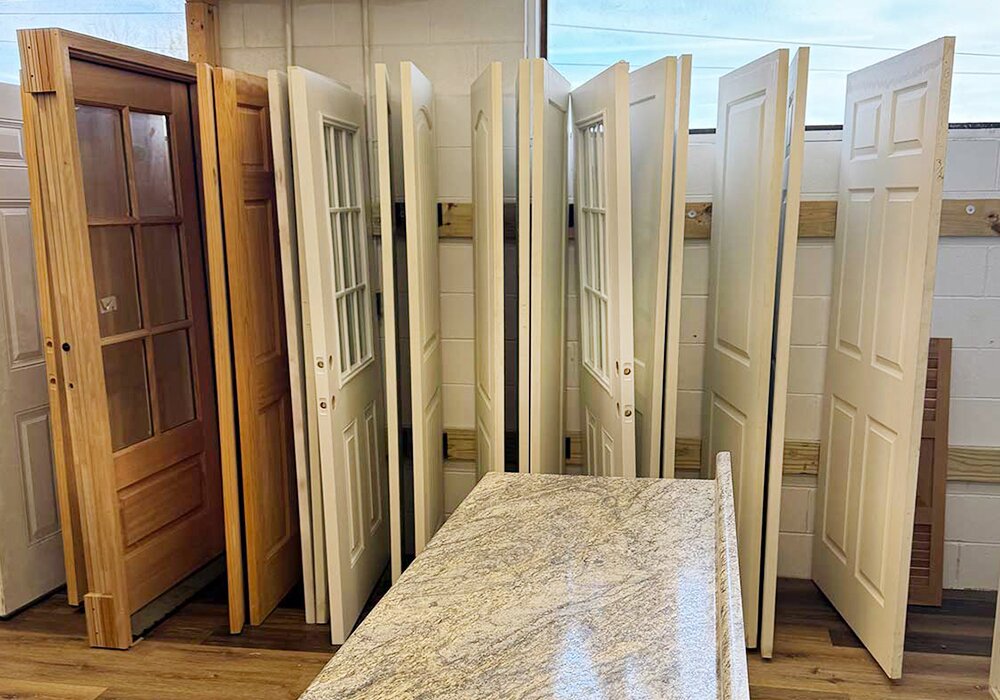 Doors available at Booneville Lumber Company.