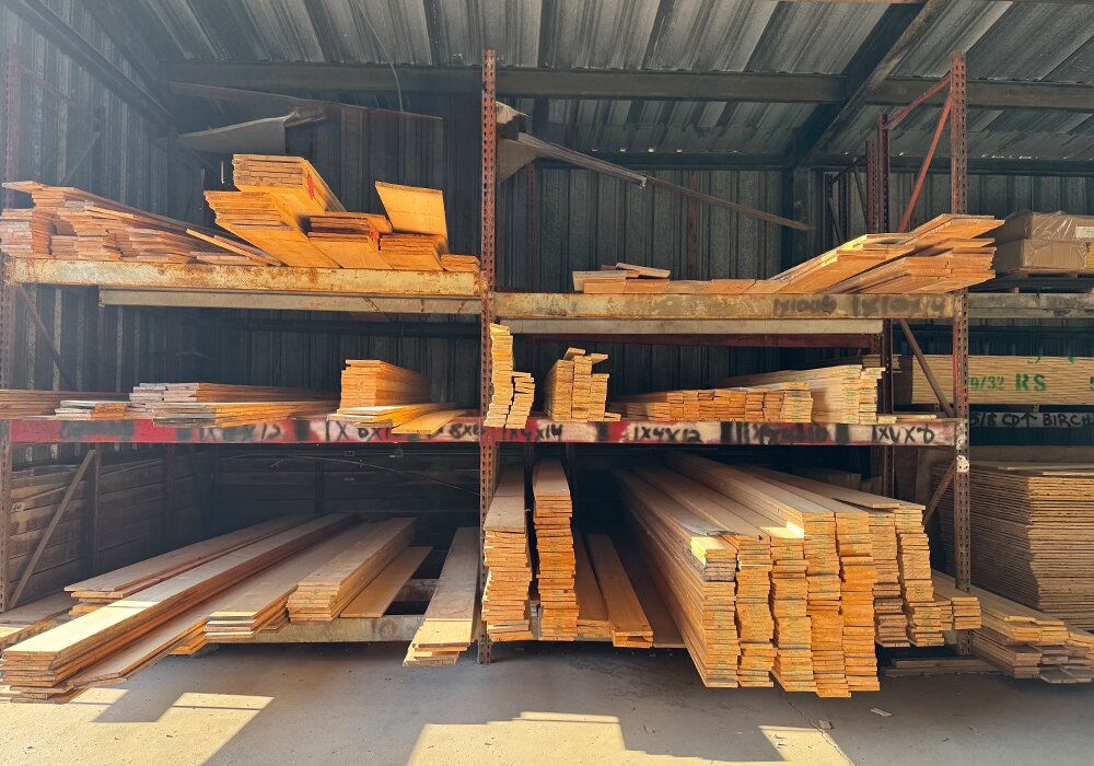 Lumber available at Booneville Lumber Company.
