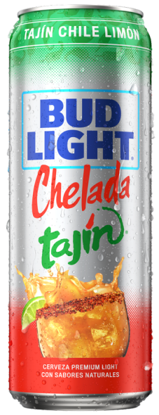 This is a can of BUD LIGHT CHELADA TAJÍN CHILE LIMON​
