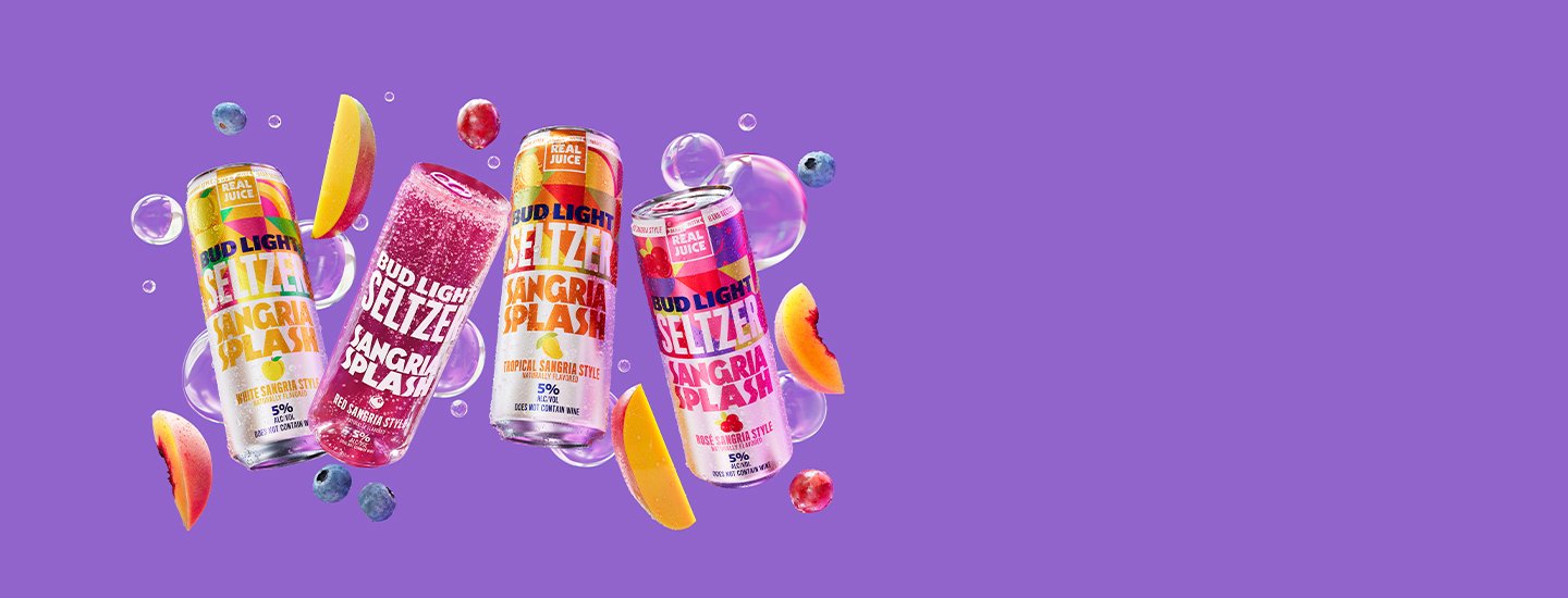 100% HARD seltzer, 0% beer. Made with real juice.