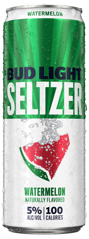 This is a can of Bud Light Seltzer Watermelon