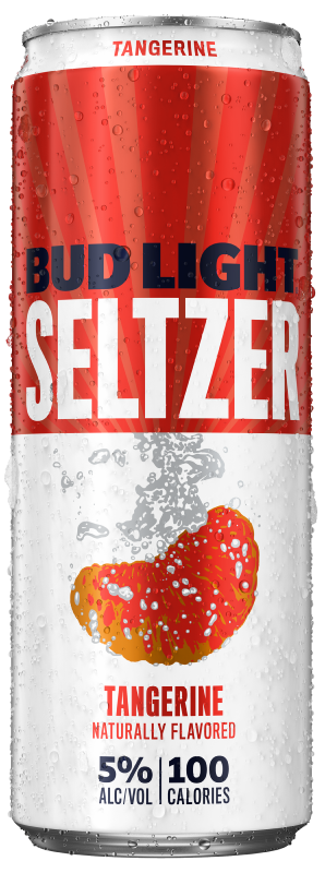 This is a can of Bud Light Seltzer Tangerine