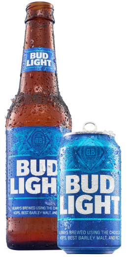 This is a can of Bud Light Blue
