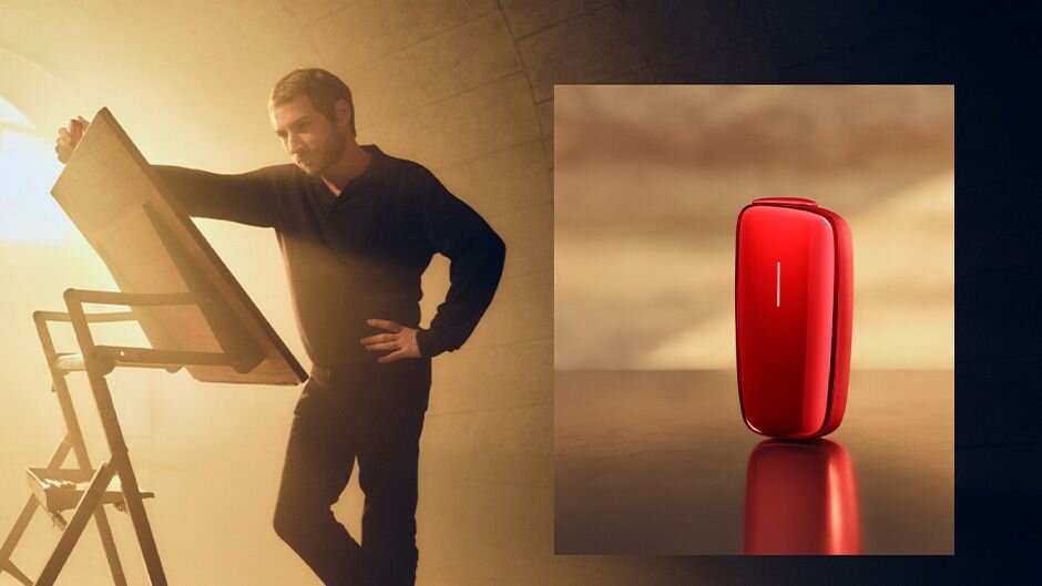 Návrhář Ora ïto a červené zařízení Ploom X Special Edition Red