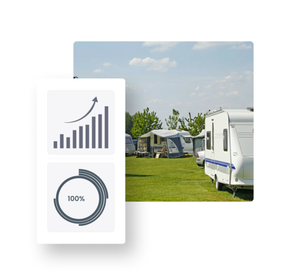 Illustration of eola's data centre for accommodation sites and activity centres
