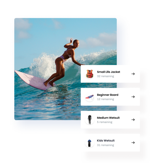 Illustration of the eola resource management tool for surf schools