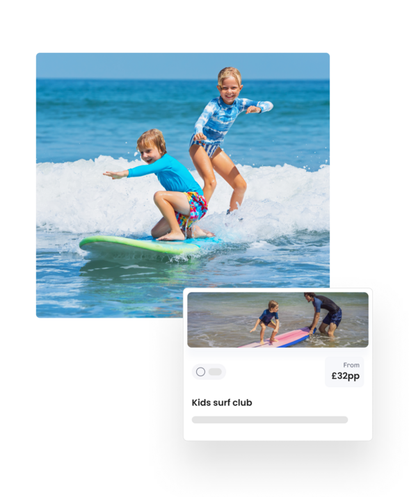 Illustration of the eola memberships feature for surf centres