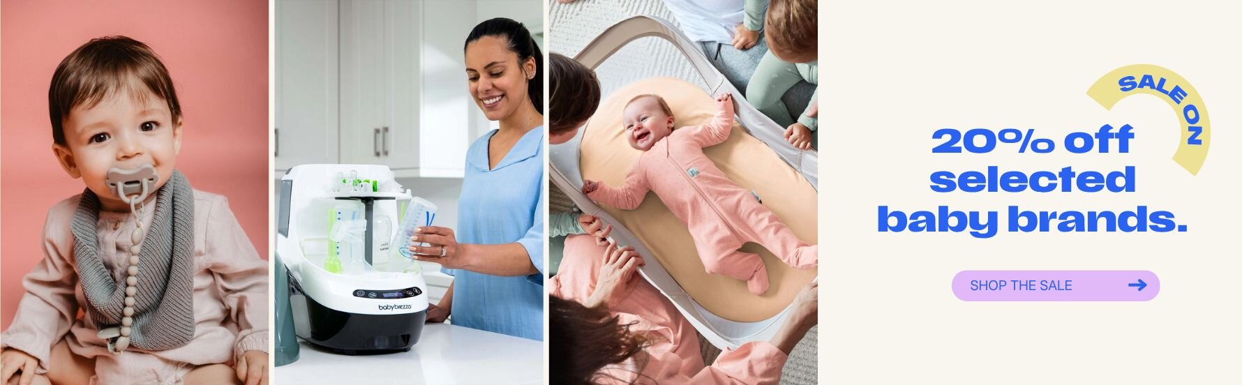 Save 20% selected baby brands