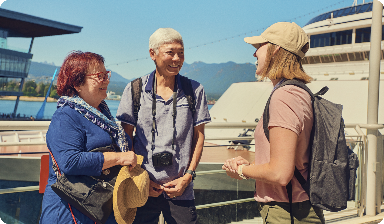 A ToursByLocals guide with travellers