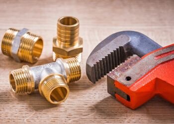 Wrench with pipe fittings