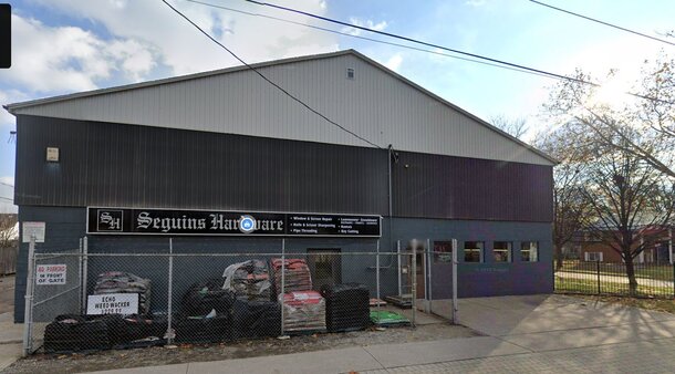 Seguins Hardware store front