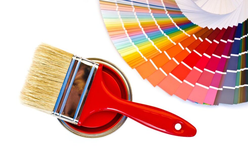 Paint brush & paint match