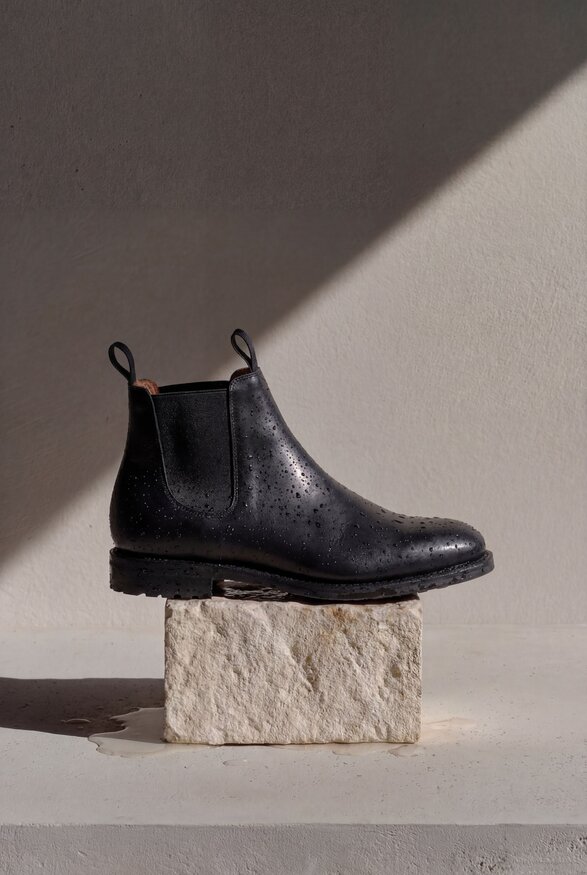 514015 - noir cuir veau Waxy cuir veau  E