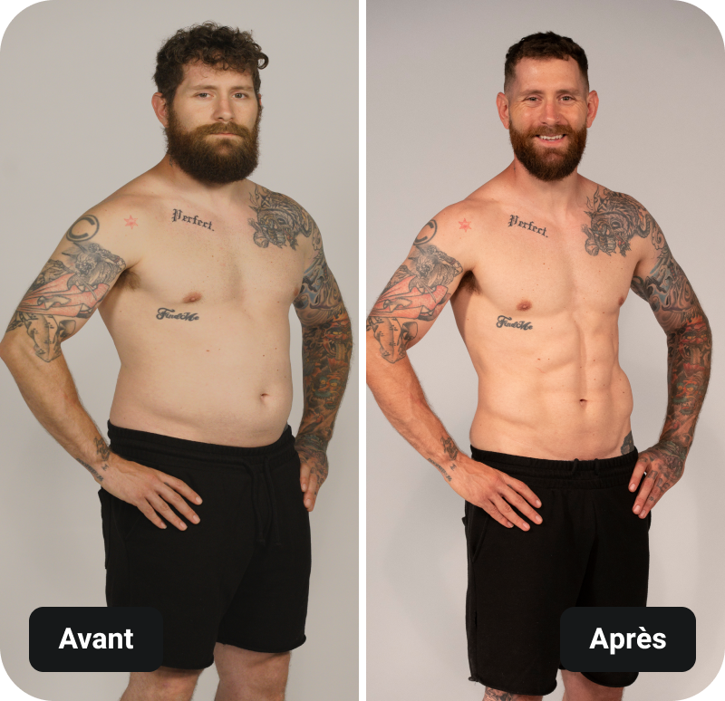 9 Week Control Freak results before and after
