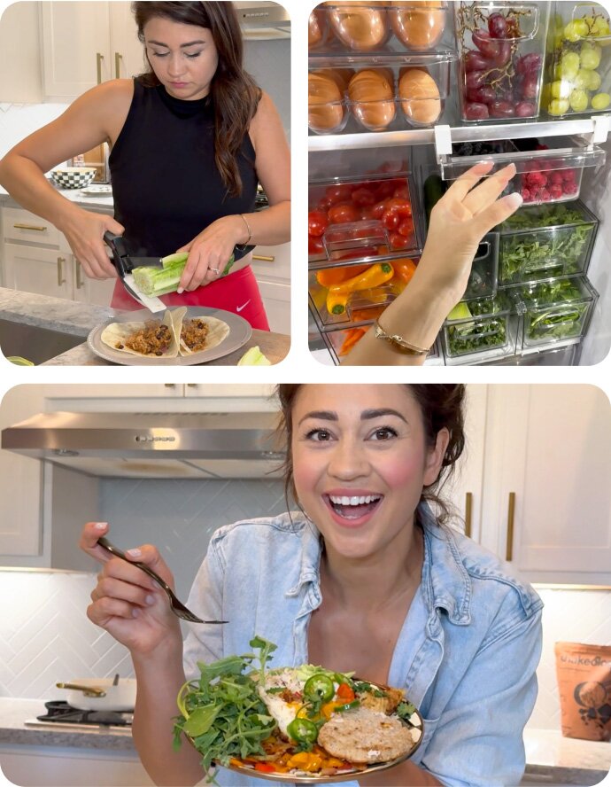 images of Kristen's real-life story with Belle Vitale