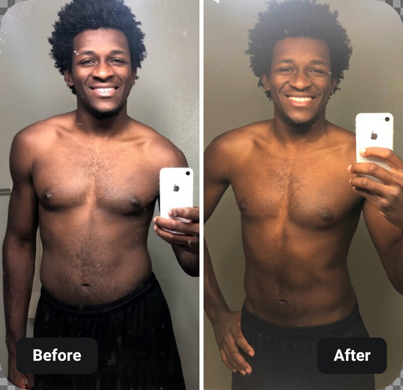 Barre Blend results before and after