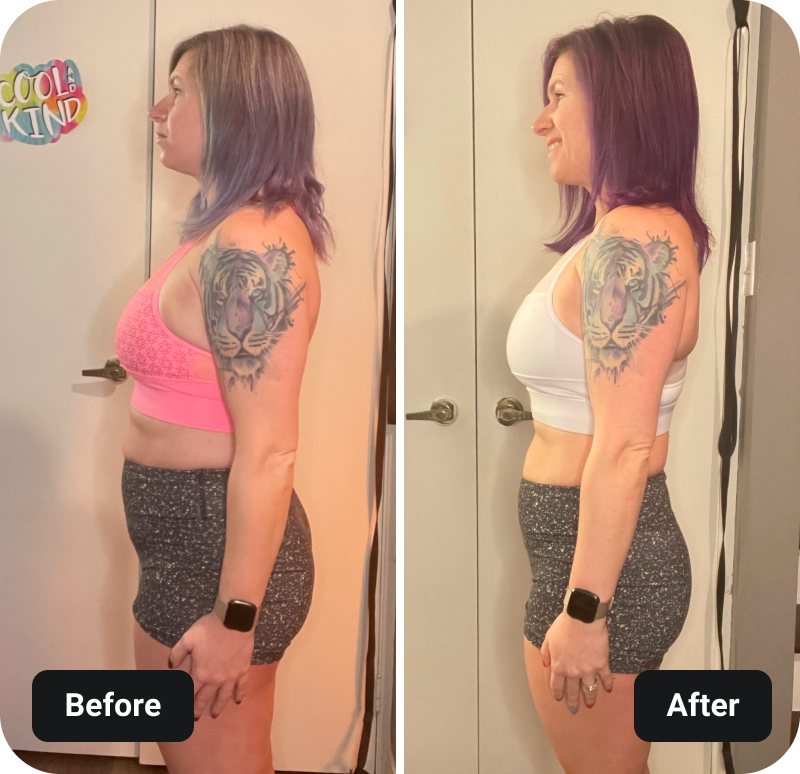 4 Week Gut Protocol Before and After