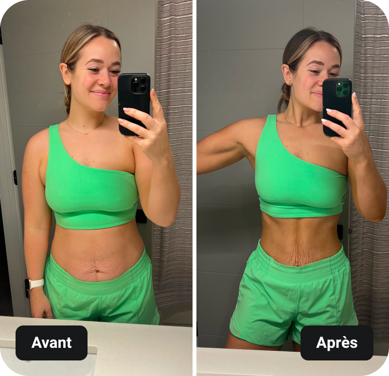 BODi Lava results before and after