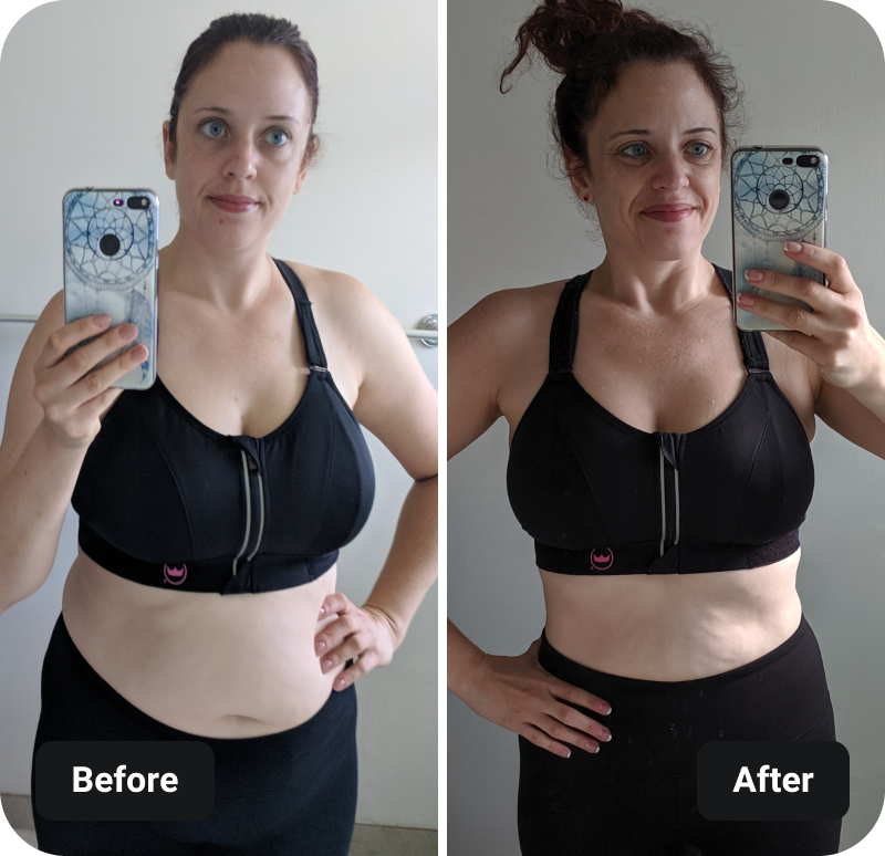 Barre Blend results before and after