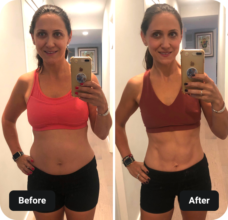 Barre Blend results before and after