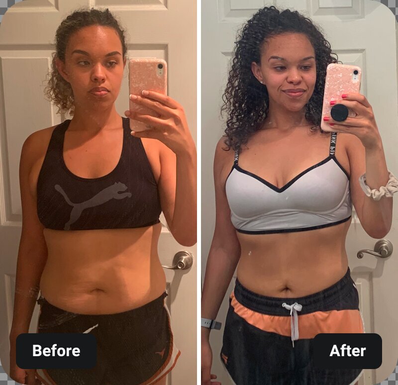 Barre Blend results before and after