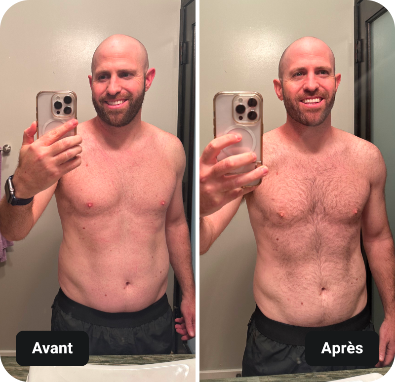 BODi Lava results before and after