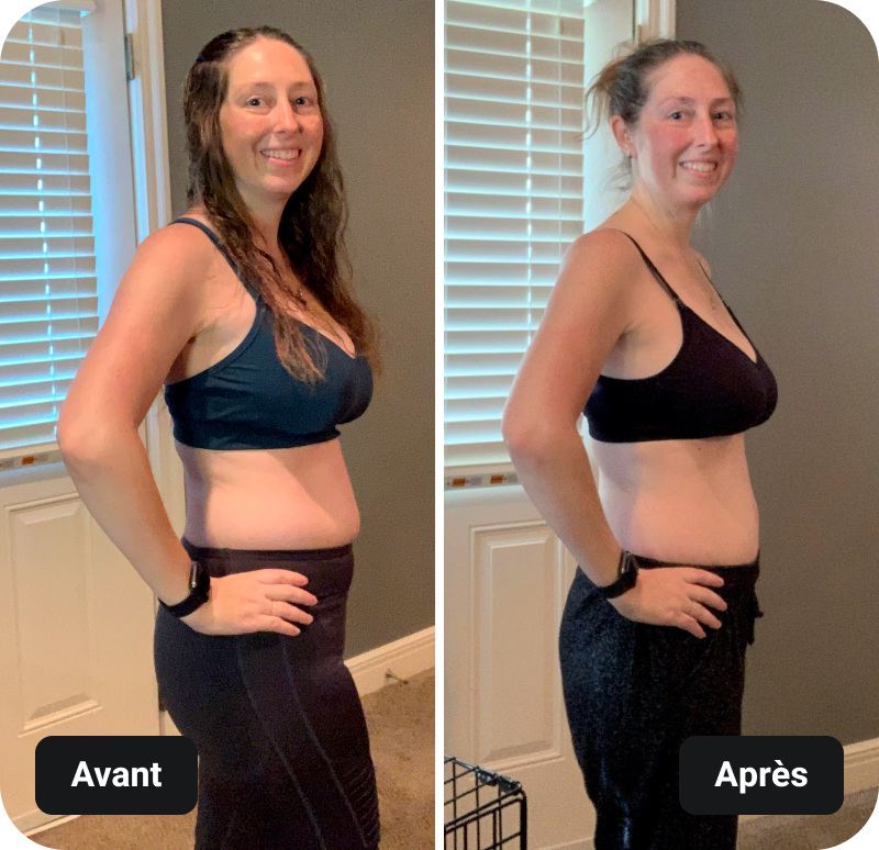 Pre & Post Natal Barre Blend results before and after