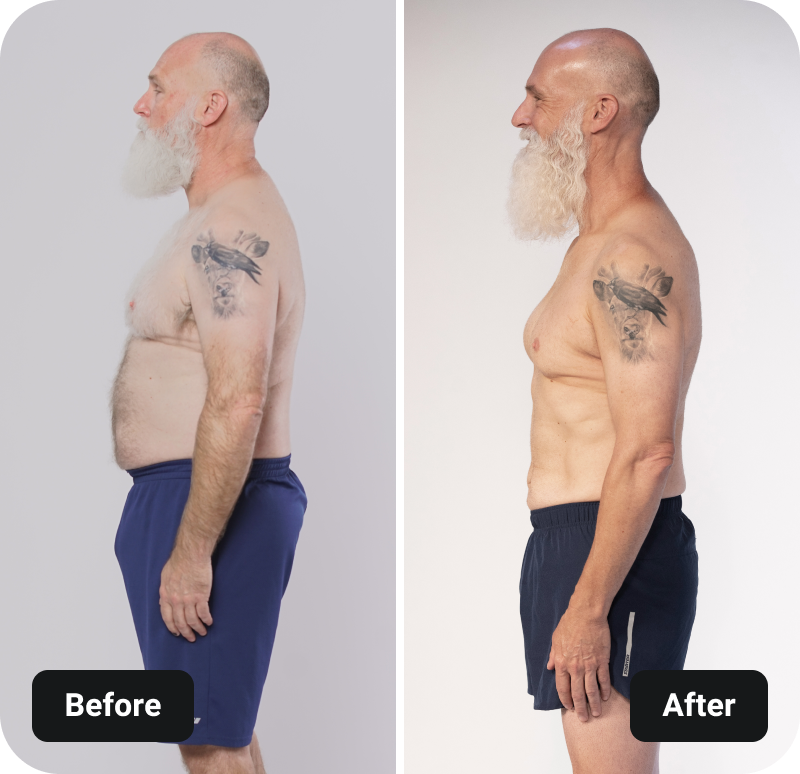 9 Week Control Freak results before and after