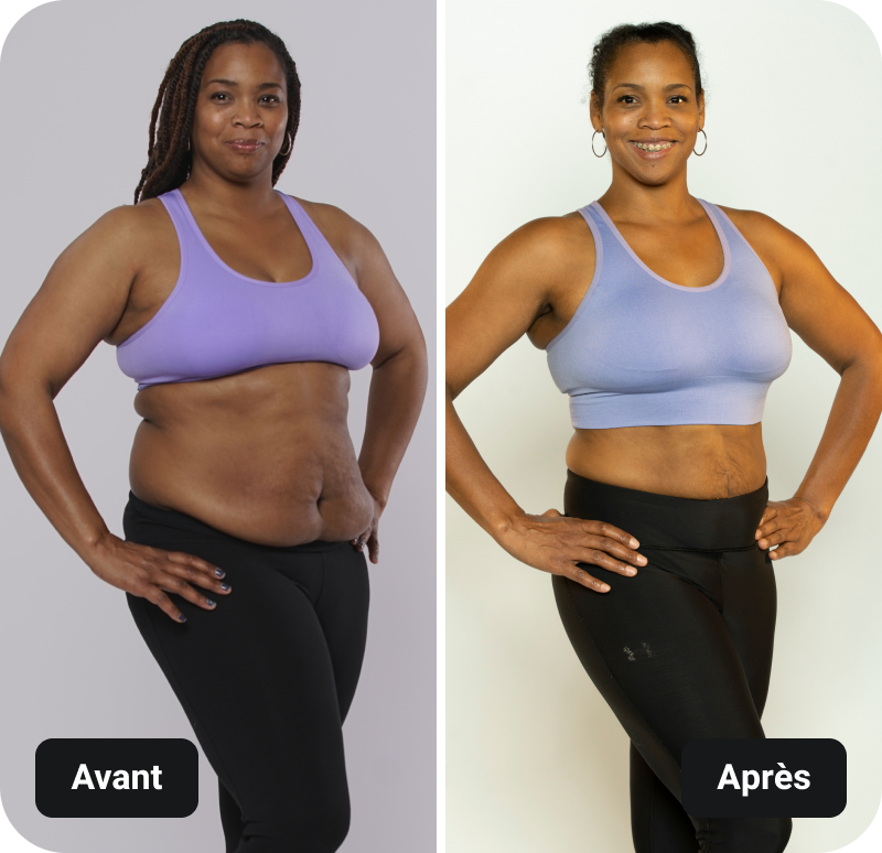 9 Week Control Freak results before and after