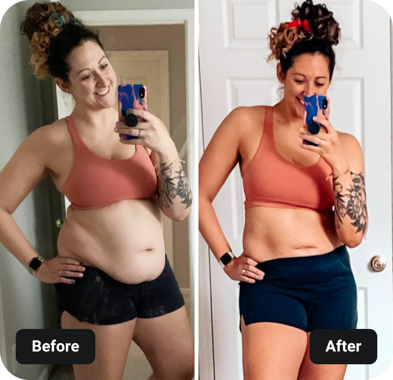 9 Week Control Freak results before and after