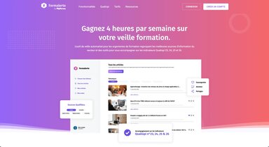 Formalerte - EdTech market monitoring platform for training organizations