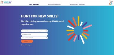 Skills Marketplace - French professional training, e-commerce, e-learning search platform