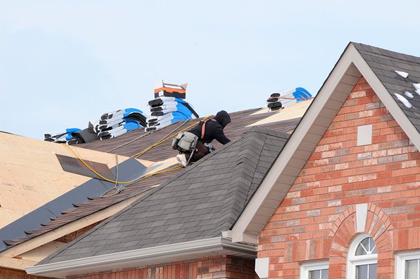 Roof shingle installation