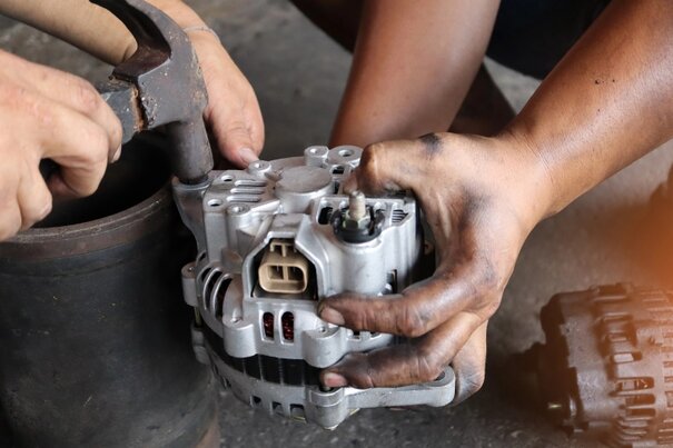 changing new car alternator