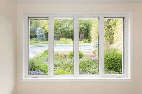 Window with garden view