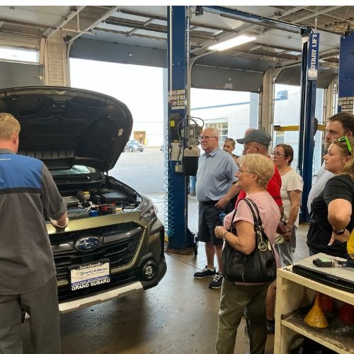 Subaru service bay