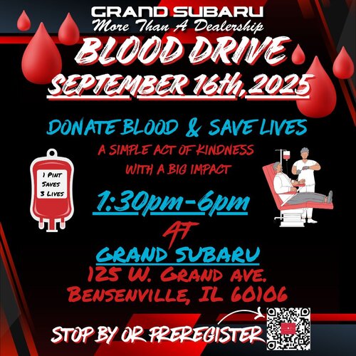 Grand Subaru Blood Drive Event