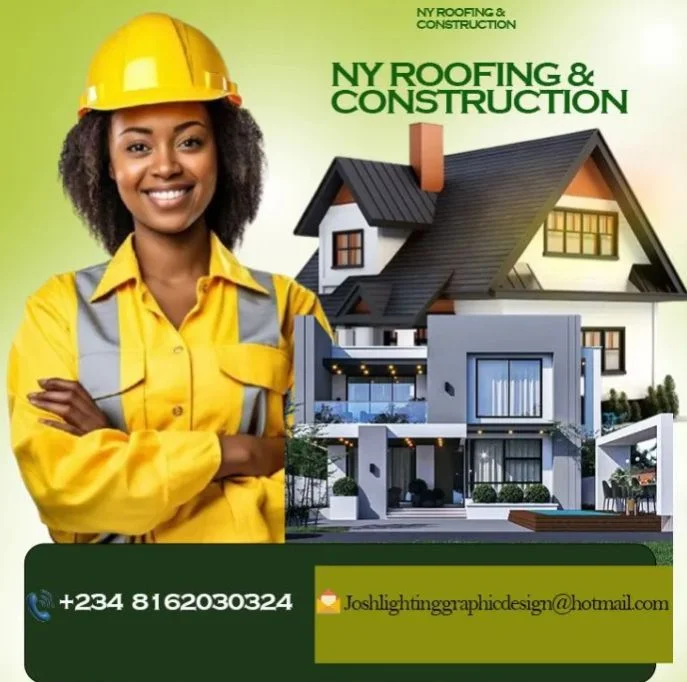 Construction and roofing company branding
