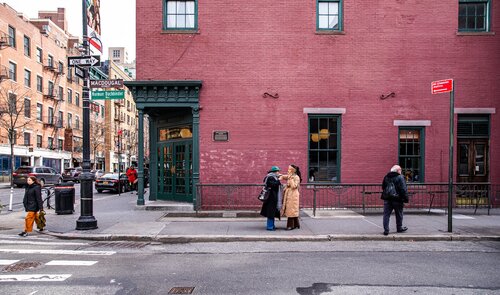 Greenwich Village Cafe Entrance