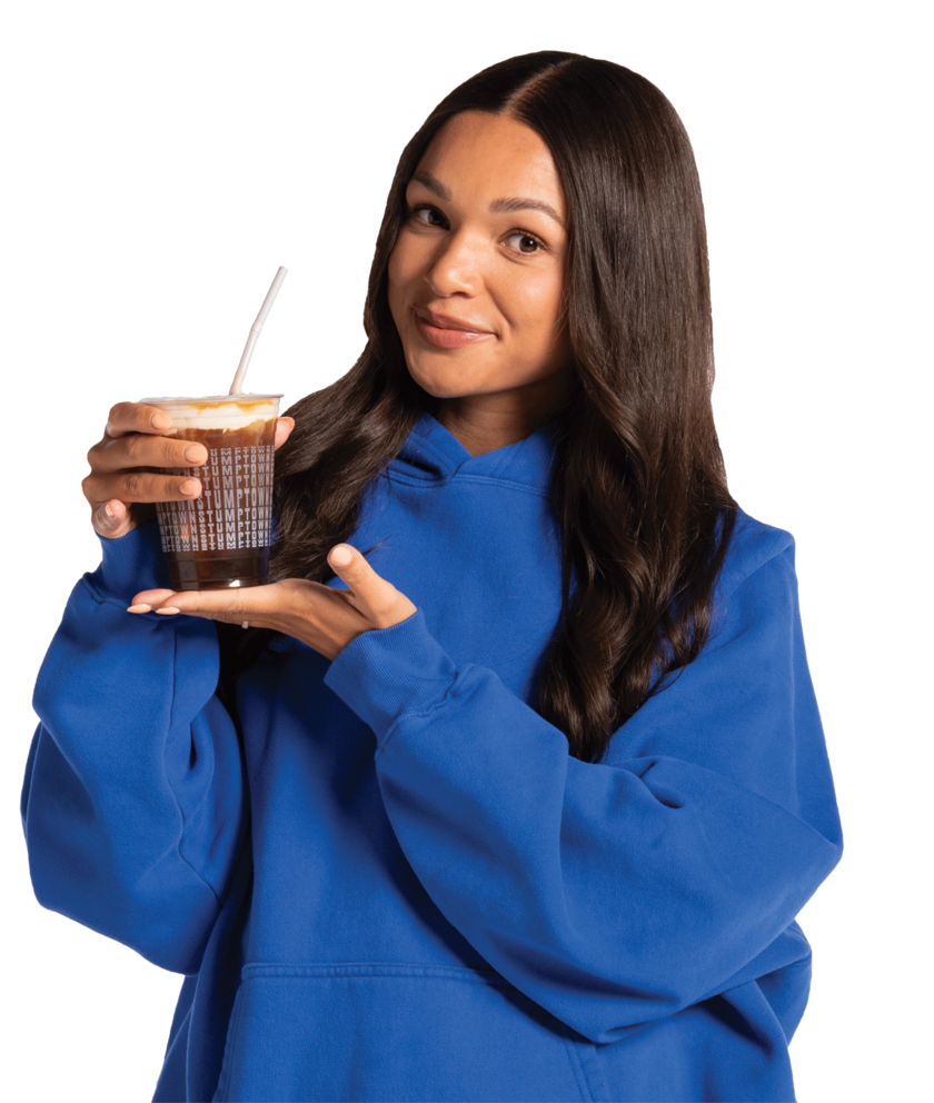 Sophia Holding Drink