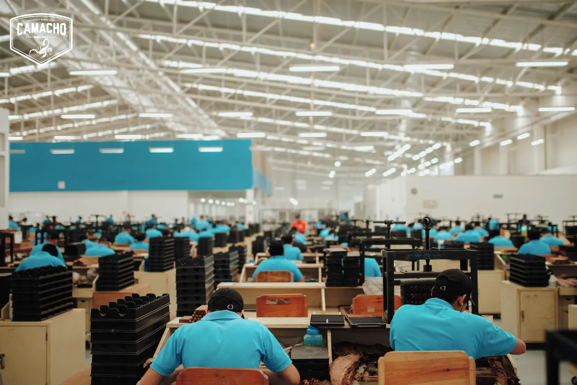 The Oettinger Davidoff building in the Dominican Republic, a production facility. 
