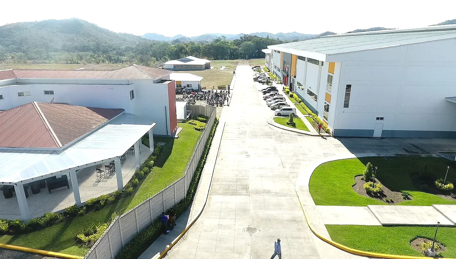 The Oettinger Davidoff building in the Dominican Republic, a production facility. 