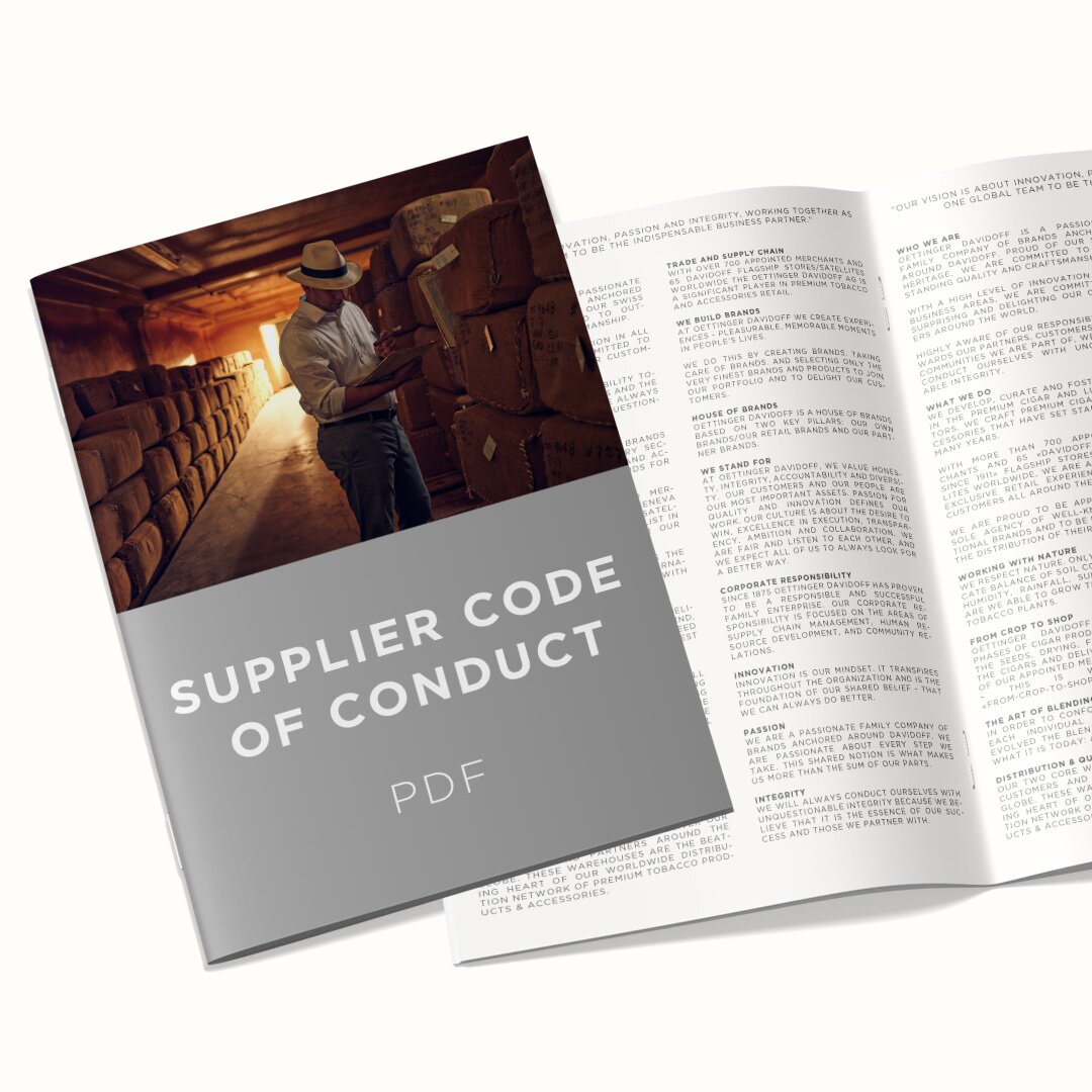 PDF document with code of conduct for suppliers, which sets out guidelines and standards for conduct within the organisation.