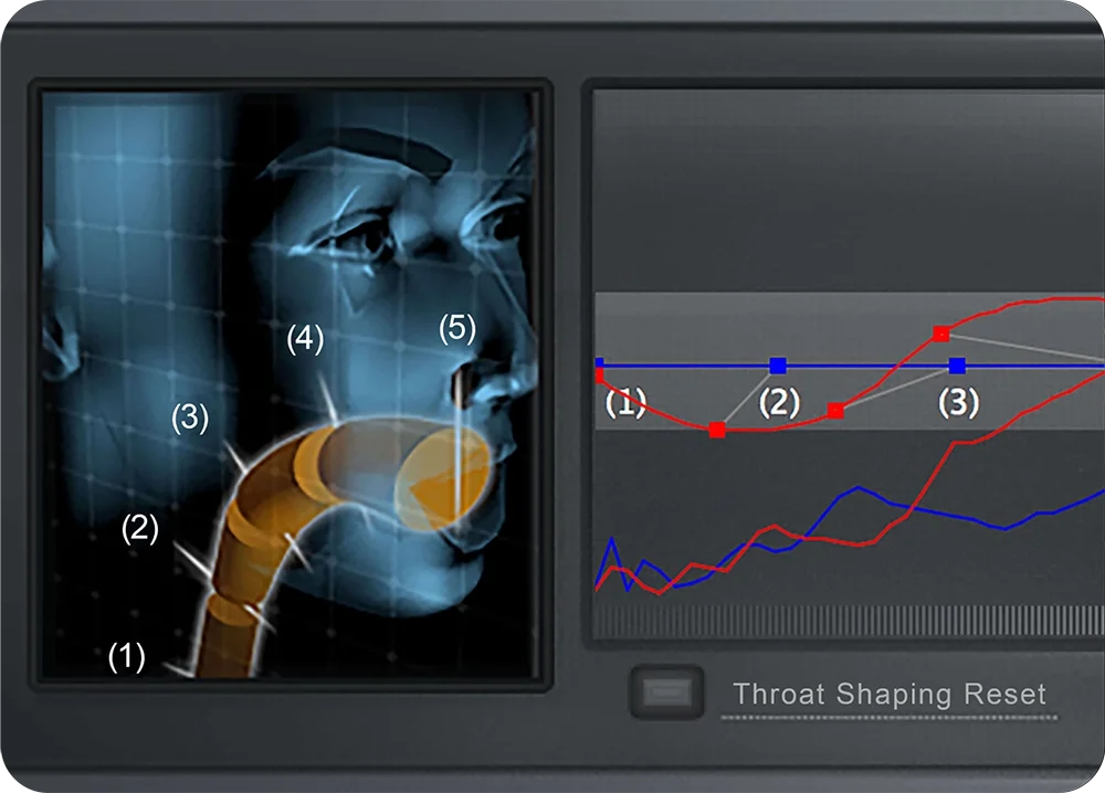 Detail shot of Throat by AutoTune