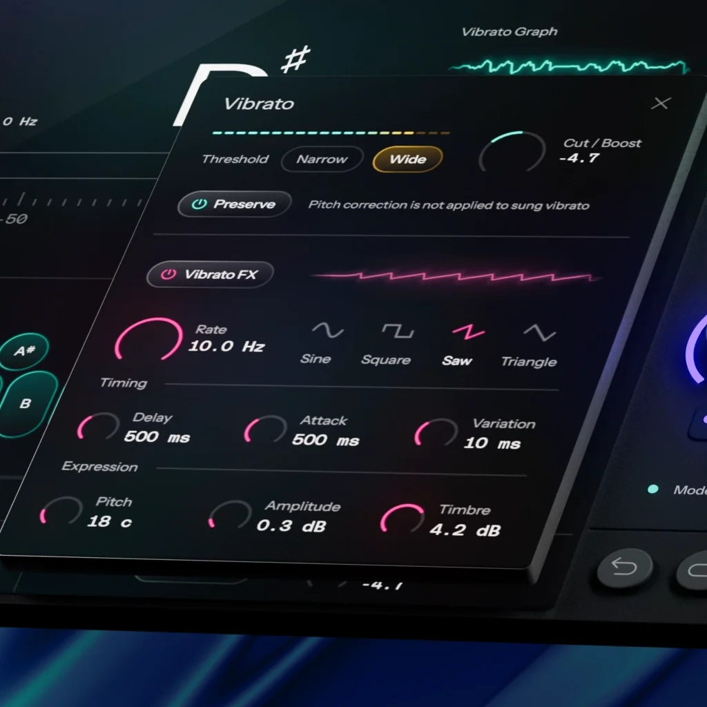 AutoTune Advanced - DVA the new vibrato engine