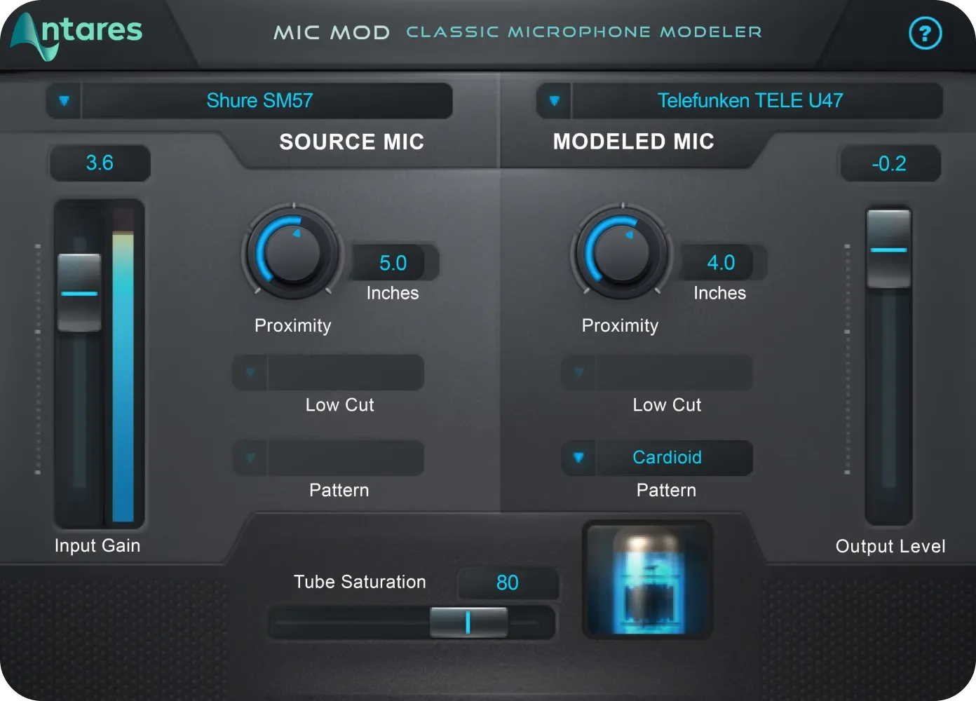 Detail shot of Mic Mod by AutoTune