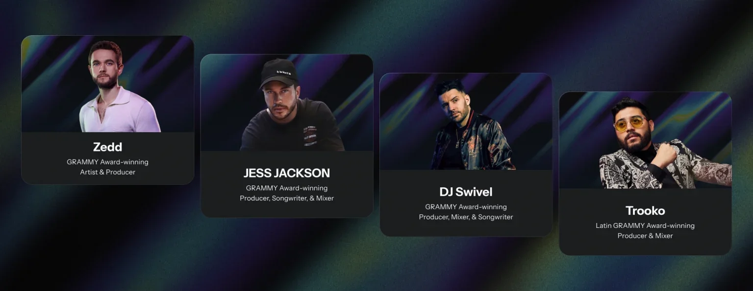 AutoTune 2026 artists Zedd, Jess Jackson, DJ Swivel, and Trooko