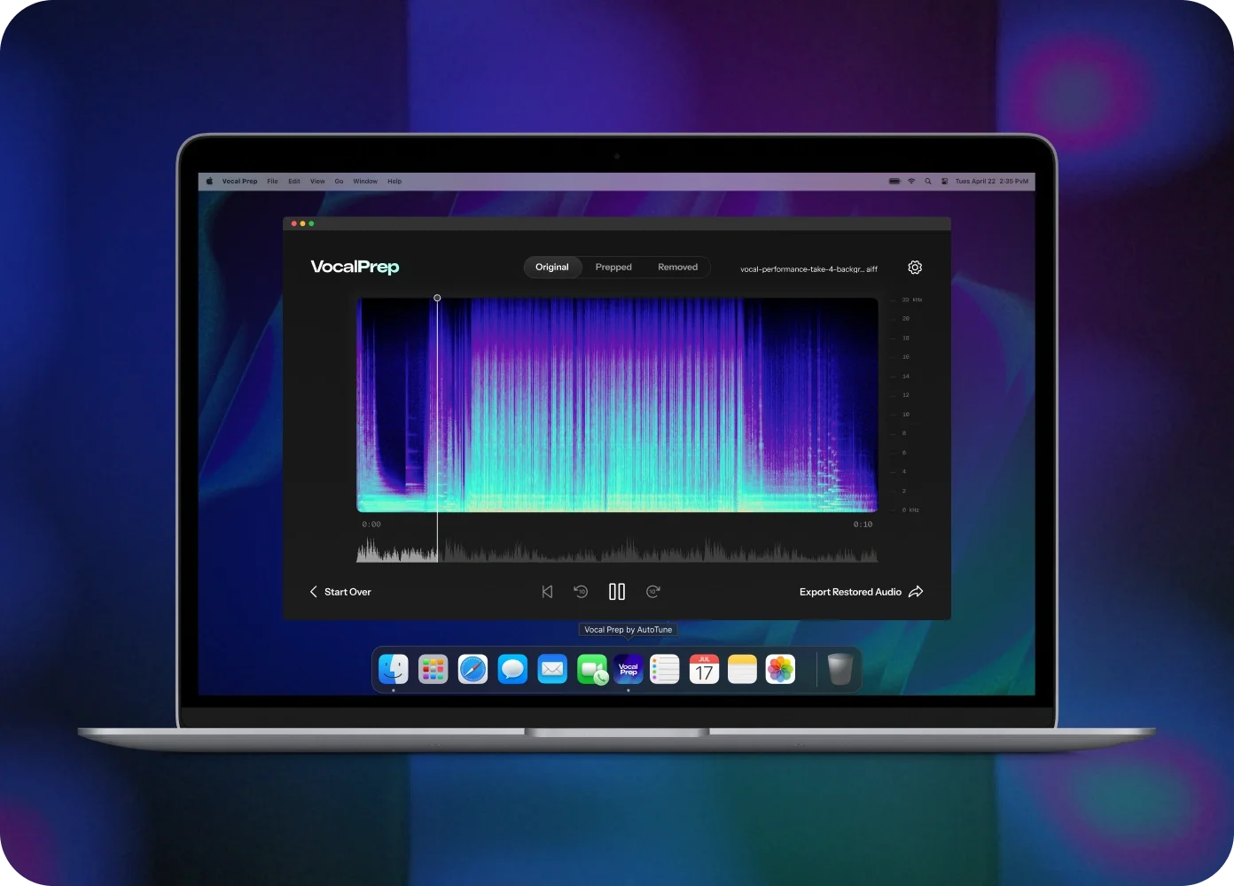 Vocal Prep works as a standalone app