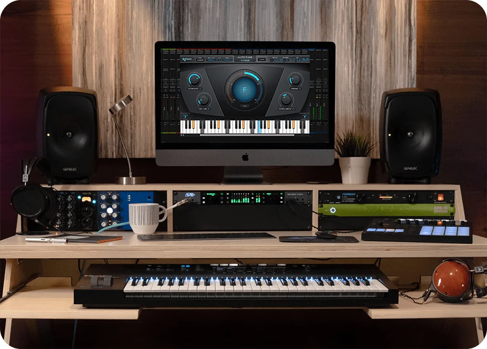 Studio setup with AutoTune Hybrid