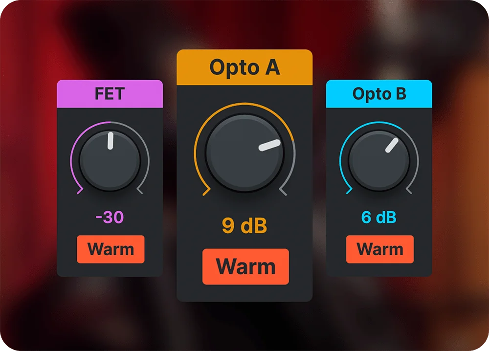vocal compressor warm feature